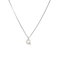 Collana Dilvdò Letters in Argento Zircone CLDBG